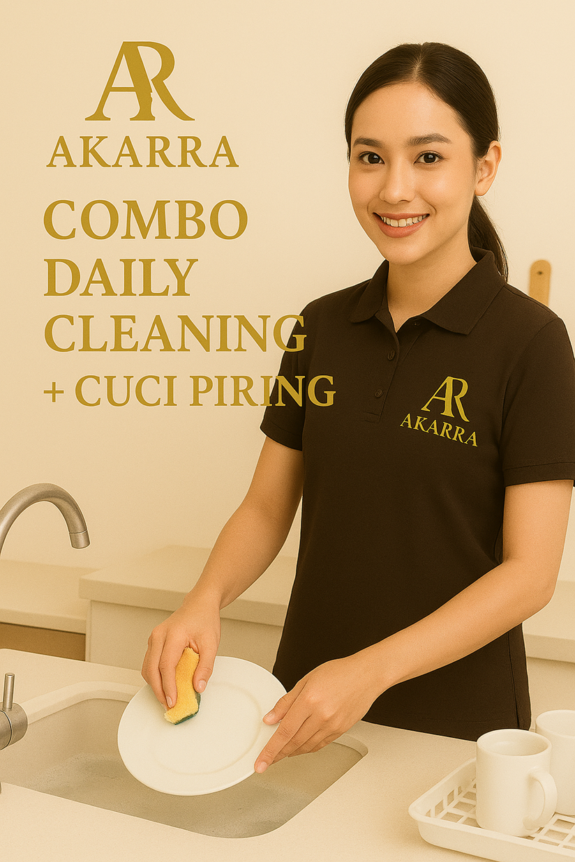 Kombo Daily Cleaning + Cuci Piring